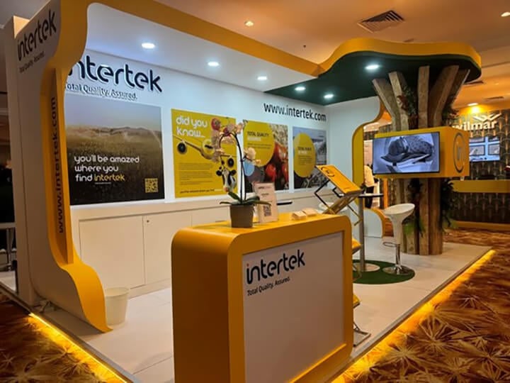 Tradeshow display for Intertek's Medical industry