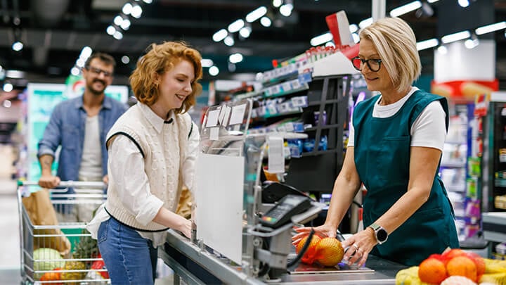 Grocery store checkout